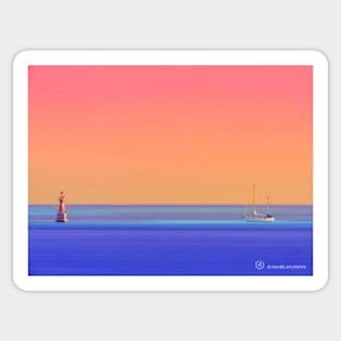 sailing boat Sticker